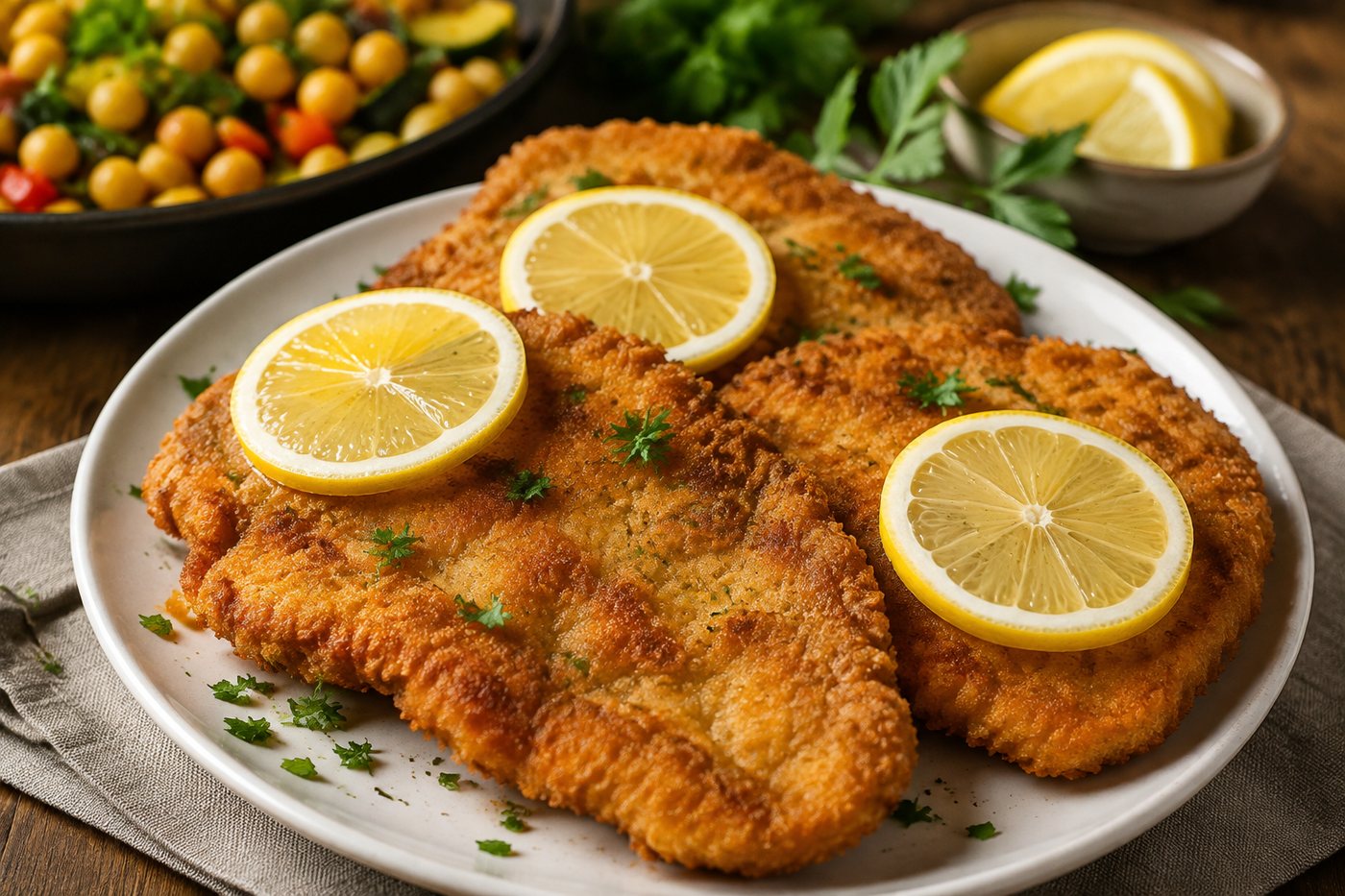 Pork schnitzel